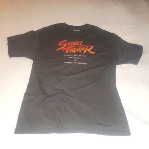 NerdCore Street Fighter Classic Mens Tshirt 2XL Gray